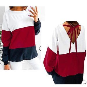 Yidarton Colorblock Sweatshirt/Top